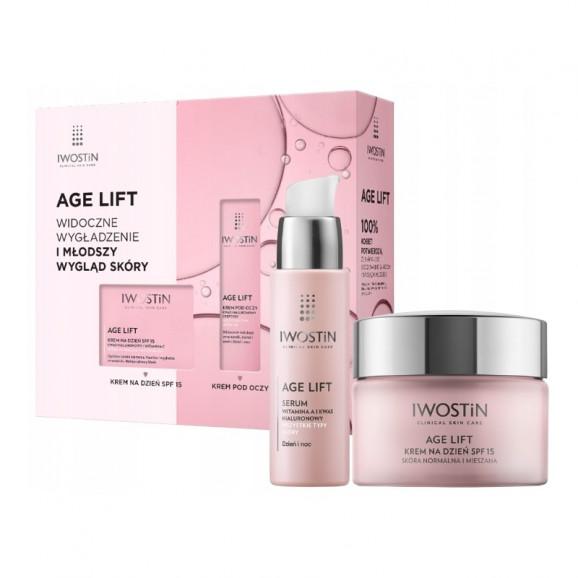 Iwostin Age Lift Krem na dzień SPF 15 + Krem pod oczy – zestaw kosmetyków (50ml + 15ml) Iwostin Age Lift Krem na dzień SPF 15 + Krem pod oczy – zestaw kosmetyków (50ml + 15ml) - zdjęcie produktu