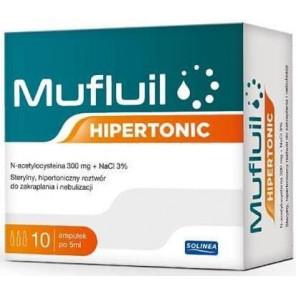 Mufluil Forte, sterylny roztwór do nebulizacji, 5 ml, ampułki 10 szt. - zdjęcie produktu