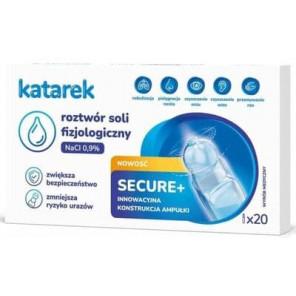 Katarek Complete Secure+, roztwór soli fizjologicznej NaCl 0,9%, ampułka, 20 szt. - zdjęcie produktu