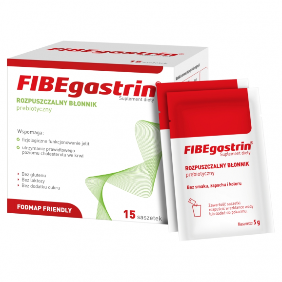 FIBEgastrin, saszetki, 15 szt. - zdjęcie produktu