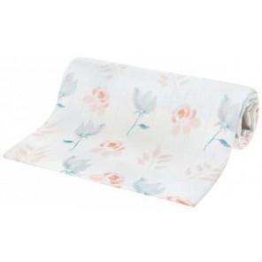 Bocioland, pieluszka bambusowa, 30 cm x 30 cm, bellflowers, 1 szt. - zdjęcie produktu