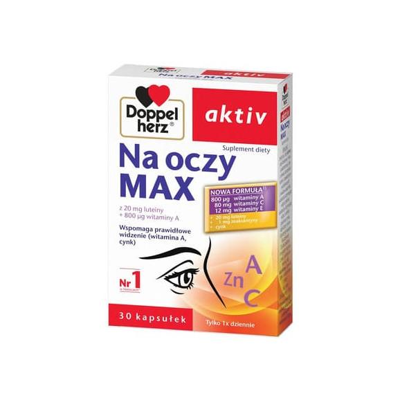 Doppelherz Aktiv Na oczy, kapsułki, 30 szt. Doppelherz Aktiv Na oczy, kapsułki, 30 szt. - zdjęcie produktu