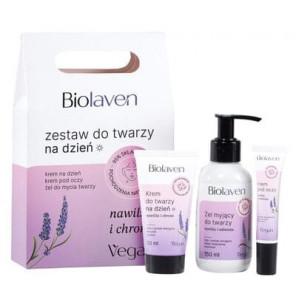 Biolaven, krem na dzień 50 ml + krem pod oczy 15 ml + żel do mycia twarzy 150 ml, zestaw do twarzy na dzień, 1 szt. - zdjęcie produktu