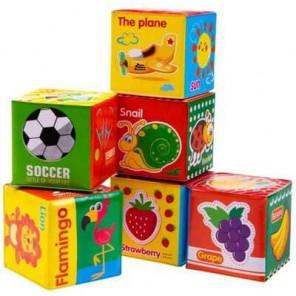 Bocioland, klocki edukacyjne dla dzieci do nauki angielskiego, 6 szt. - zdjęcie produktu