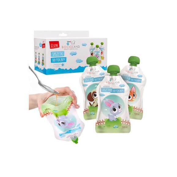 Bocioland, saszetki na pokarm 150 ml, 12 szt. Bocioland, saszetki na pokarm 150 ml, 12 szt. - zdjęcie produktu