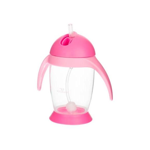 Bocioland, kubek pingwinek ze słomką, różowy, 300 ml Bocioland, kubek pingwinek ze słomką, różowy, 300 ml - zdjęcie produktu