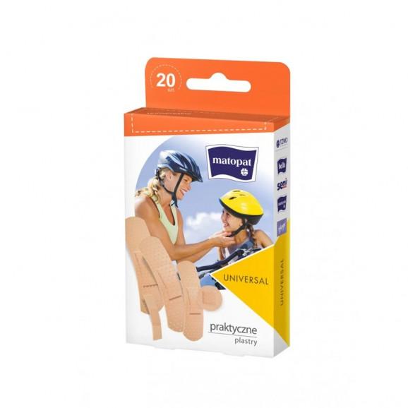 Plastry z opatrunkiem MATOPAT UNIVERSAL 20 sztuk - zdjęcie produktu