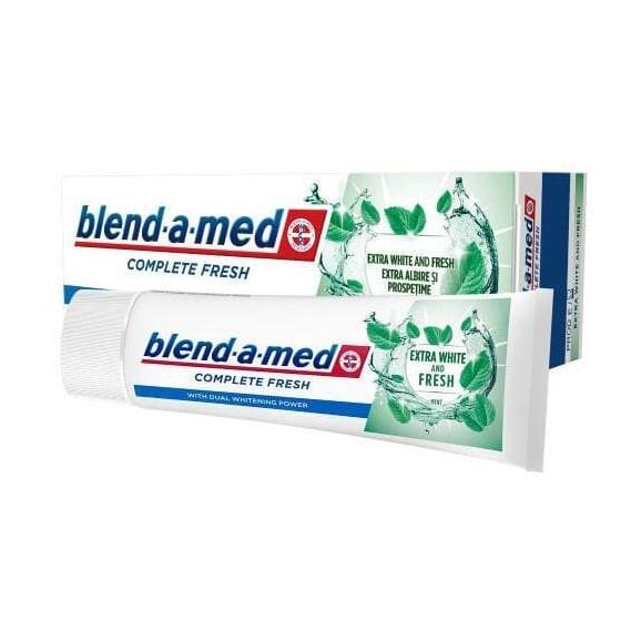 Blend-a-Med Complete Fresh Extra White & Fresh, pasta do zębów, 75 ml Blend-a-Med Complete Fresh Extra White & Fresh, pasta do zębów, 75 ml - zdjęcie produktu