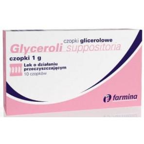 Farmina, czopki glicerolowe 1 g, 10 szt. - zdjęcie produktu