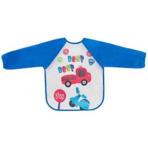 Bocioland, śliniak ceratowy z rękawkami, Straż pożarna, 1 szt. - zdjęcie produktu