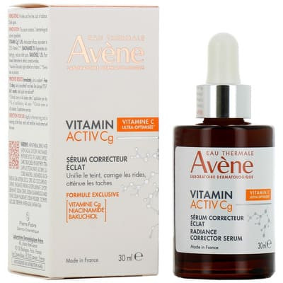 Avene Eau Thermale Vitamin Active Cg, serum korygująco - rozjaśniające, 30 ml