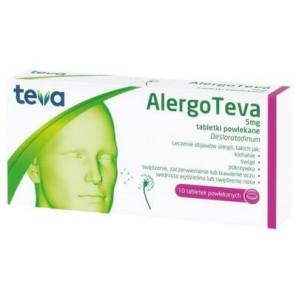 Alergo Teva 5 mg, tabletki, 10 szt. - zdjęcie produktu
