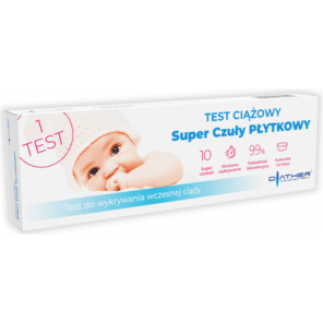 Test Diather Ciążowy super czuły płytkowy, 1 szt. - zdjęcie produktu