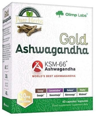 Olimp Gold Ashwagandha KSM-66, kapsułki, 60 szt.