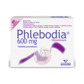 Phlebodia, 600 mg, tabletki powlekane, 60 szt. - zdjęcie produktu