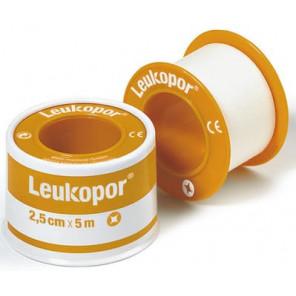 Leukopor, plaster 2,5 cm x 5 m, 1 szt. - zdjęcie produktu