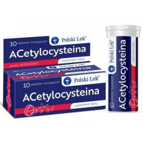Polski Lek ACetylocysteina, tabletki musujące, 10 szt. - zdjęcie produktu