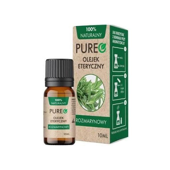 Pureo, olejek eteryczny rozmarynowy, 10 ml Pureo, olejek eteryczny rozmarynowy, 10 ml - zdjęcie produktu
