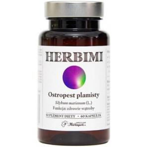 Herbimi Ostropest Plamisty, kapsułki, 60 szt. - zdjęcie produktu