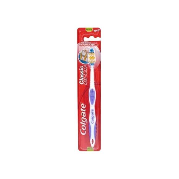Colgate Classic Deep Clean, szczoteczka do zębów, Medium, 1 szt. Colgate Classic Deep Clean, szczoteczka do zębów, Medium, 1 szt. - zdjęcie produktu