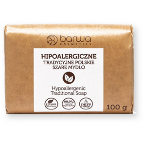 BARWA, Hipoalergiczne Tradycyjne Polskie, mydło szare, 100g - zdjęcie produktu