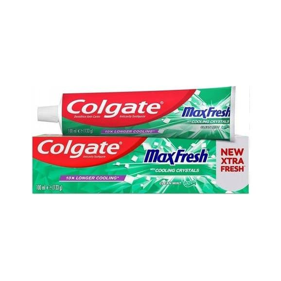 Colgate Max Fresh Clean Mint, pasta do zębów, 100 ml Colgate Max Fresh Clean Mint, pasta do zębów, 100 ml - zdjęcie produktu