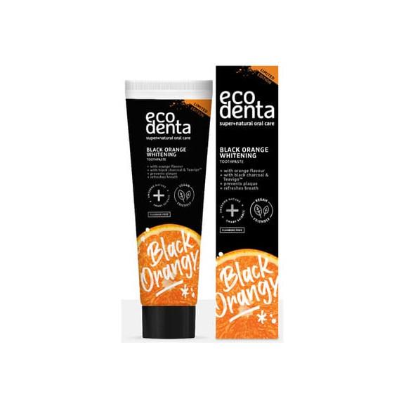 Ecodenta Black Orange Whitening, pasta do zębów, 100 ml Ecodenta Black Orange Whitening, pasta do zębów, 100 ml - zdjęcie produktu