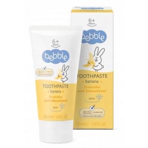 Bebble, pasta do zębów dla dzieci 6m+, bananowa, 50 ml - zdjęcie produktu