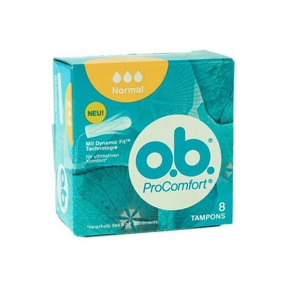 Tampony o.b. ProComfort, Normal, 8 szt. Tampony o.b. ProComfort, Normal, 8 szt. - zdjęcie produktu