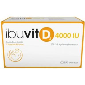 Ibuvit D3 4000 IU, kapsułki miękkie, 150 szt. - zdjęcie produktu