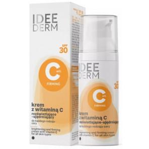 Idee Derm, rozświetlający krem z witaminą C, SPF 30, 50 ml - zdjęcie produktu