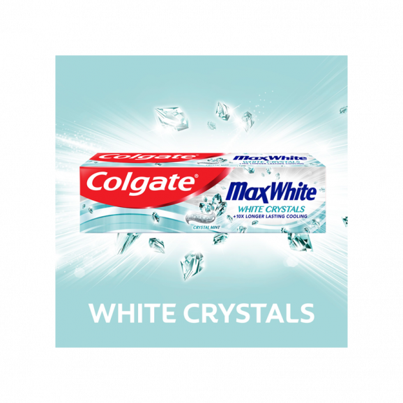 Colgate Max White Crystals, pasta do zębów, 100 ml - zdjęcie produktu