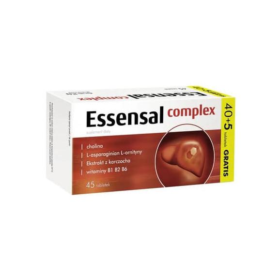 Essensal Complex, tabletki, 45 szt. Essensal Complex, tabletki, 45 szt. - zdjęcie produktu