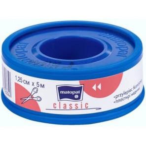 Matopat Classic, przylepiec tkaninowy na szpulce z nakładką, 1,25 cm x 5 m, 1 szt. - zdjęcie produktu
