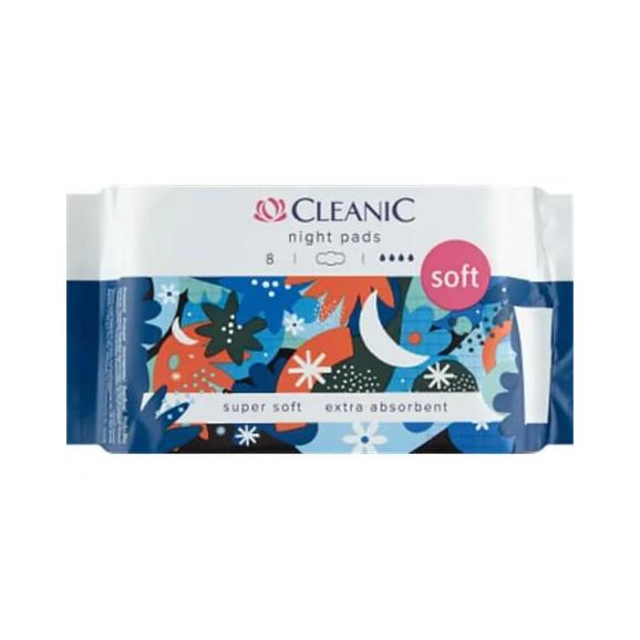 Cleanic Soft Night, podpaski higieniczne na noc, 8 szt. Cleanic Soft Night, podpaski higieniczne na noc, 8 szt. - zdjęcie produktu