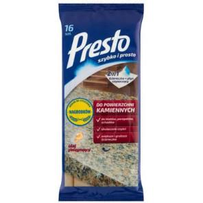 Presto, ściereczki czyszczące do powierzchni kamiennych, 16 szt. - zdjęcie produktu