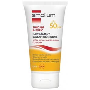 Emolium Suncare A-Topic, nawilżający balsam ochronny, SPF 50+, 150 ml - zdjęcie produktu