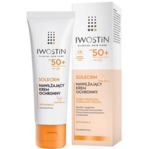 Iwostin Solecrin, nawilżający krem ochronny, skóra wrażliwa, normalna i sucha, SPF 50+, 50 ml - zdjęcie produktu