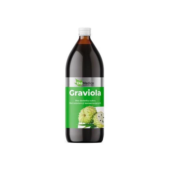 EkaMedica Graviola, sok, 1000 ml EkaMedica Graviola, sok, 1000 ml - zdjęcie produktu