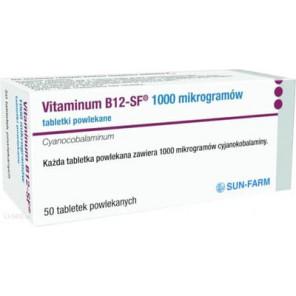 Vitaminum B12-SF 1 mg, tabletki, 50 szt. - zdjęcie produktu