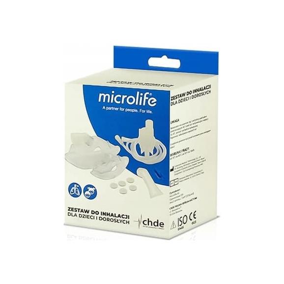 Microlife, zestaw do inhalacji, dla dzieci i dorosłych, 1 szt. Microlife, zestaw do inhalacji, dla dzieci i dorosłych, 1 szt. - zdjęcie produktu