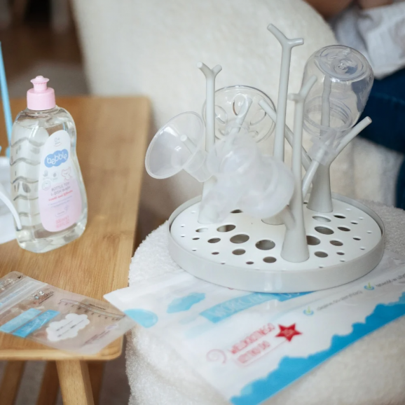 Bocioland Suszarka do butelek i smoczków, szara, 1 szt. - zdjęcie produktu