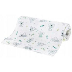 Bocioland, pieluszka bambusowa, 75 cm x 75 cm, koala, 1 szt. - zdjęcie produktu