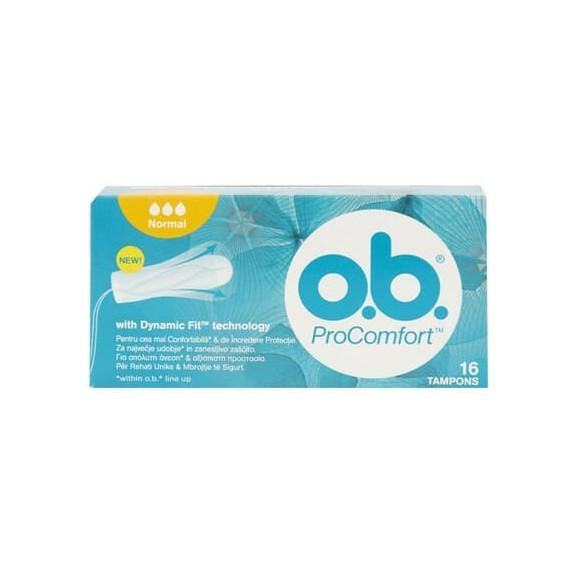 Tampony o.b. ProComfort, normal, 16 szt. Tampony o.b. ProComfort, normal, 16 szt. - zdjęcie produktu