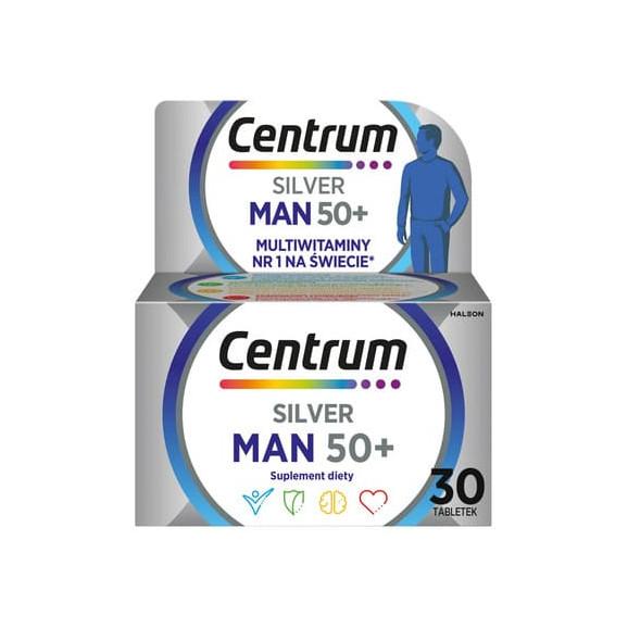 Centrum Silver Man 50+, tabletki, 30 szt. - zdjęcie produktu