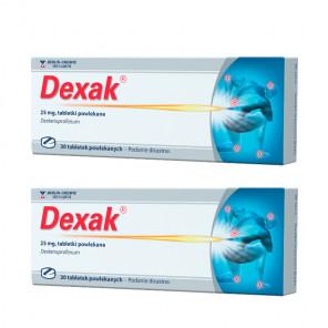 2x Dexak, 25 mg, tabletki powlekane, 30 szt. - zdjęcie produktu
