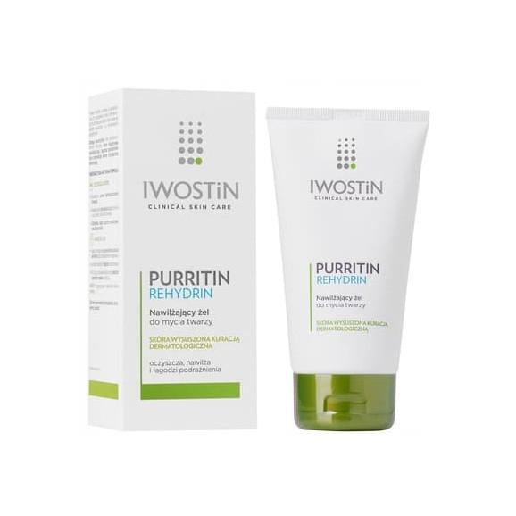 Iwostin Purritin Rehydrin, nawilżający żel do mycia twarzy, 150 ml Iwostin Purritin Rehydrin, nawilżający żel do mycia twarzy, 150 ml - zdjęcie produktu