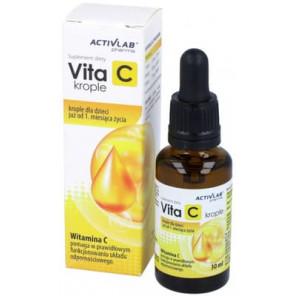 ActivLab Pharma Vita C, krople dla dzieci powyżej 1 miesiąca, 30 ml - zdjęcie produktu
