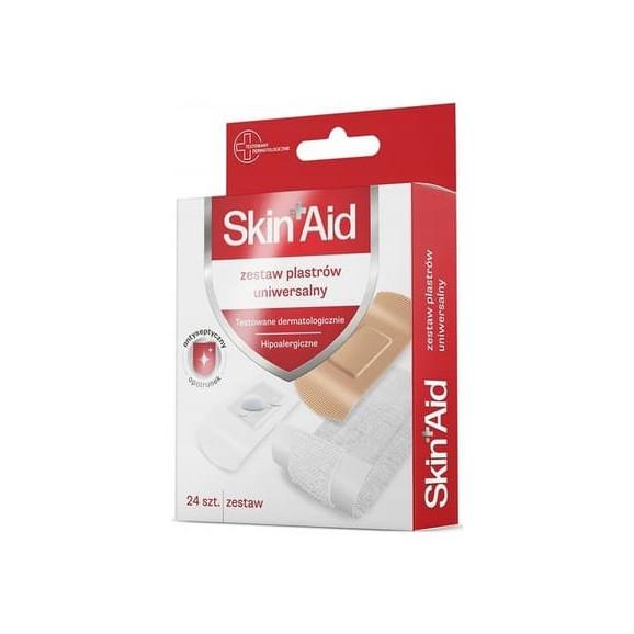 Skin Aid, uniwersalny zestaw plastrów, 24 szt. Skin Aid, uniwersalny zestaw plastrów, 24 szt. - zdjęcie produktu
