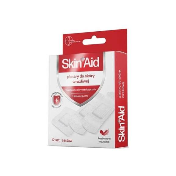 Skin Aid, plastry do skóry wrażliwej, 12 szt. Skin Aid, plastry do skóry wrażliwej, 12 szt. - zdjęcie produktu